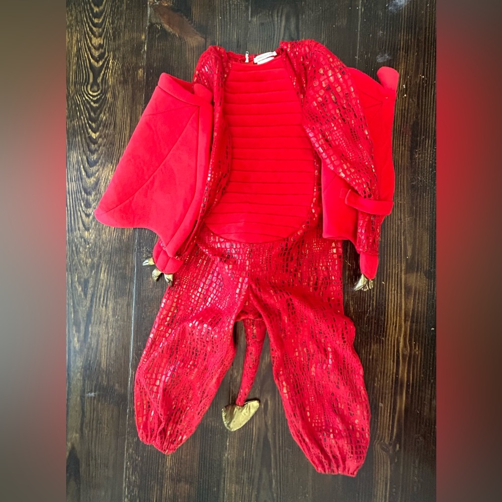 Pottery Barn Kids Red Dragon Costume